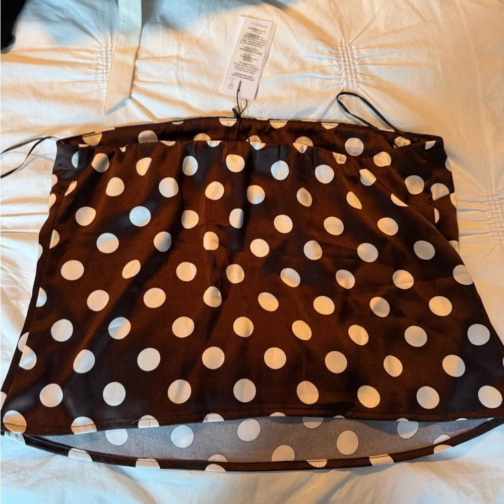 Polka Dot Strapless Top - Picture 7 of 7
